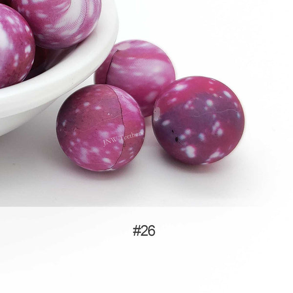 Silicone Print Beads #26