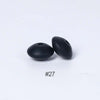 Perles en silicone en forme de soucoupe de 12 mm