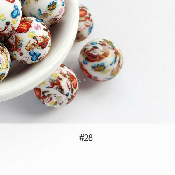 Silicone Print Beads #28