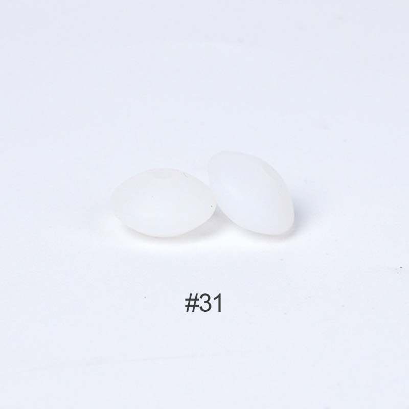 Perles en silicone en forme de soucoupe de 12 mm