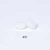 Perles en silicone en forme de soucoupe de 12 mm