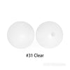 JNWTeethers 12mm silicone round beads clear