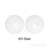 JNWTeethers 9mm silicone round beads clear