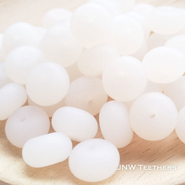 14mm Silicone Abacus - Clear