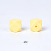 20pcs 14mm Silicone Hexagon Beads