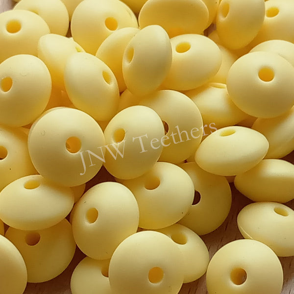 Pack 100 Saucers Silicone Beads
