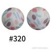 15mm Silicone Printed Beads