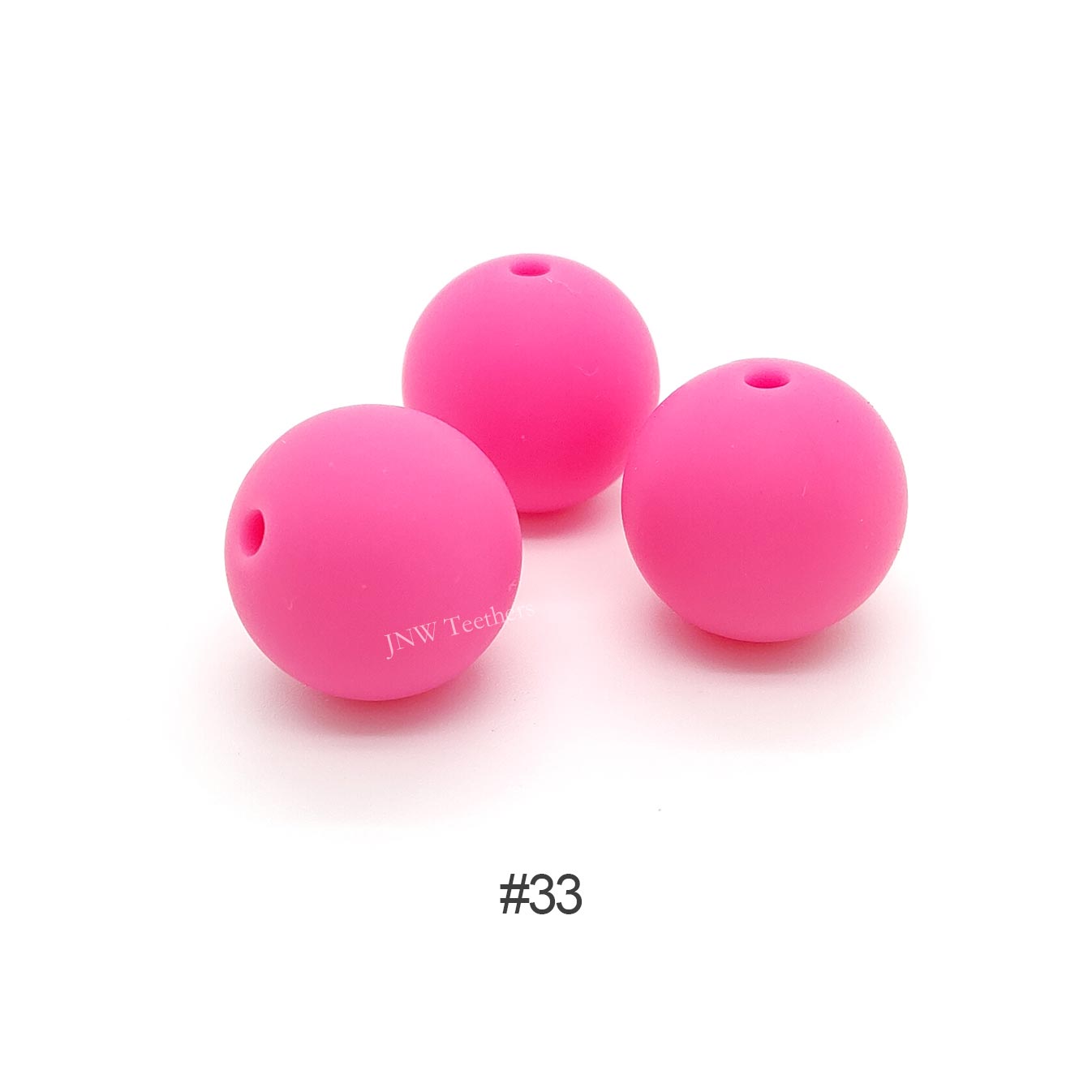 33 Violet red silicone round beads 9mm 12mm 15mm