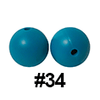 20pcs 12mm Round Silicone Beads
