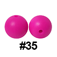 20pcs 12mm Round Silicone Beads