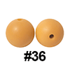 20pcs 12mm Round Silicone Beads