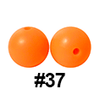 20pcs 12mm Round Silicone Beads