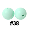 20pcs 12mm Round Silicone Beads