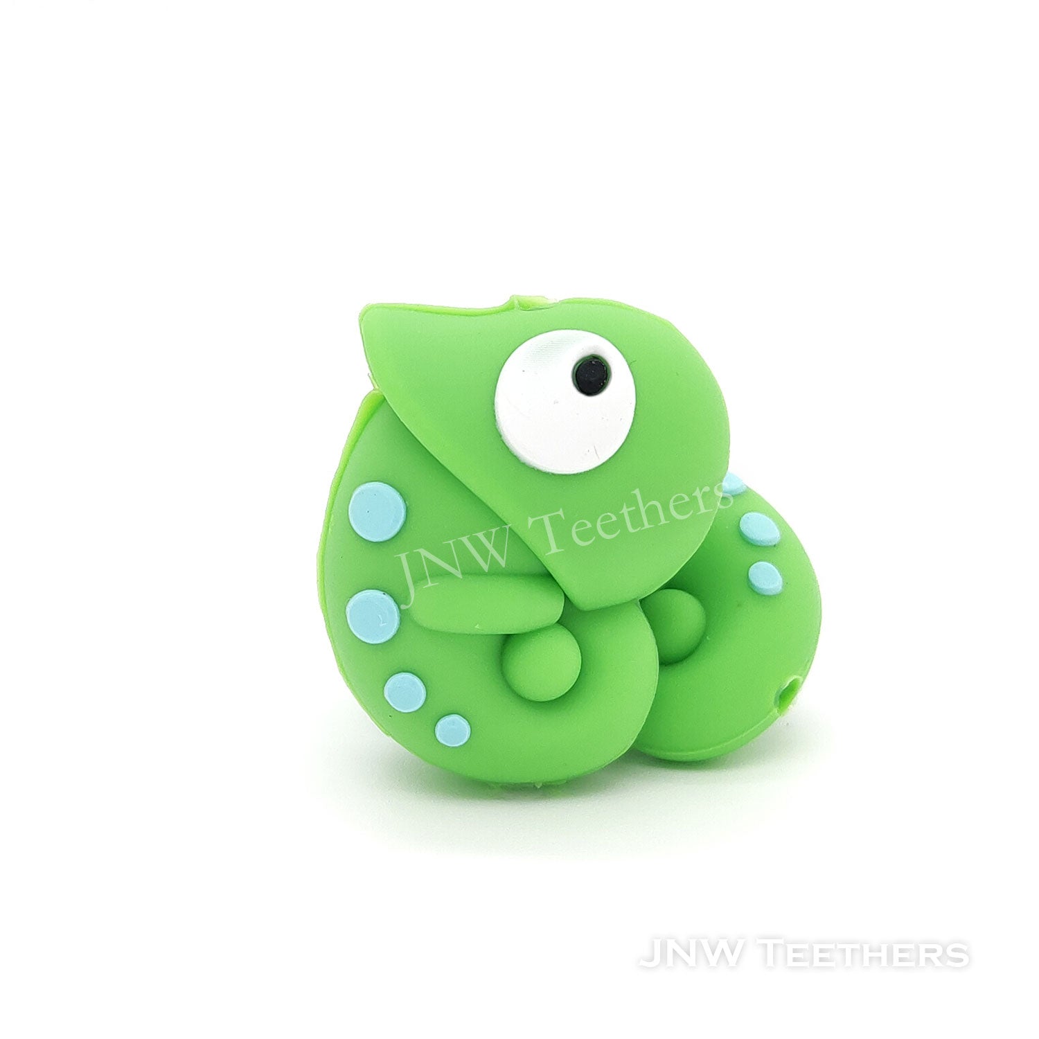 3D baby axolotl silicone focal beads
