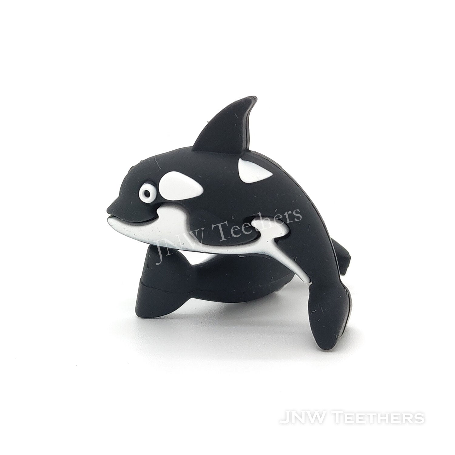 3D Orca silicone focal beads