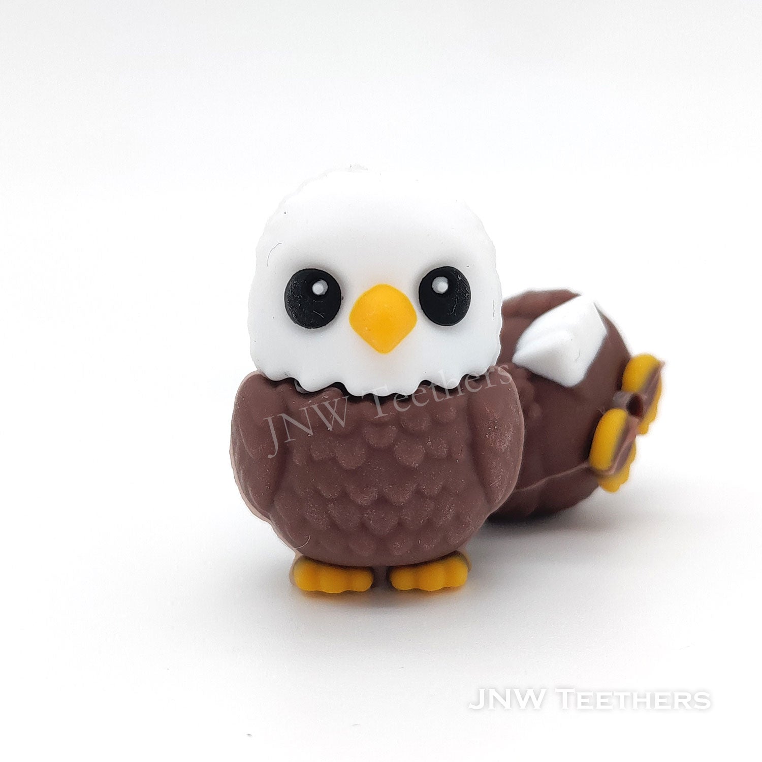 3D bald eagle silicone focal beads