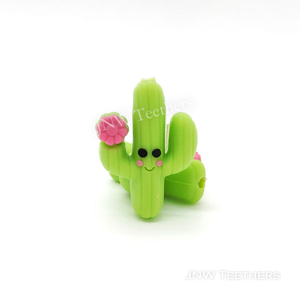 3D Cactus silicone focal beads
