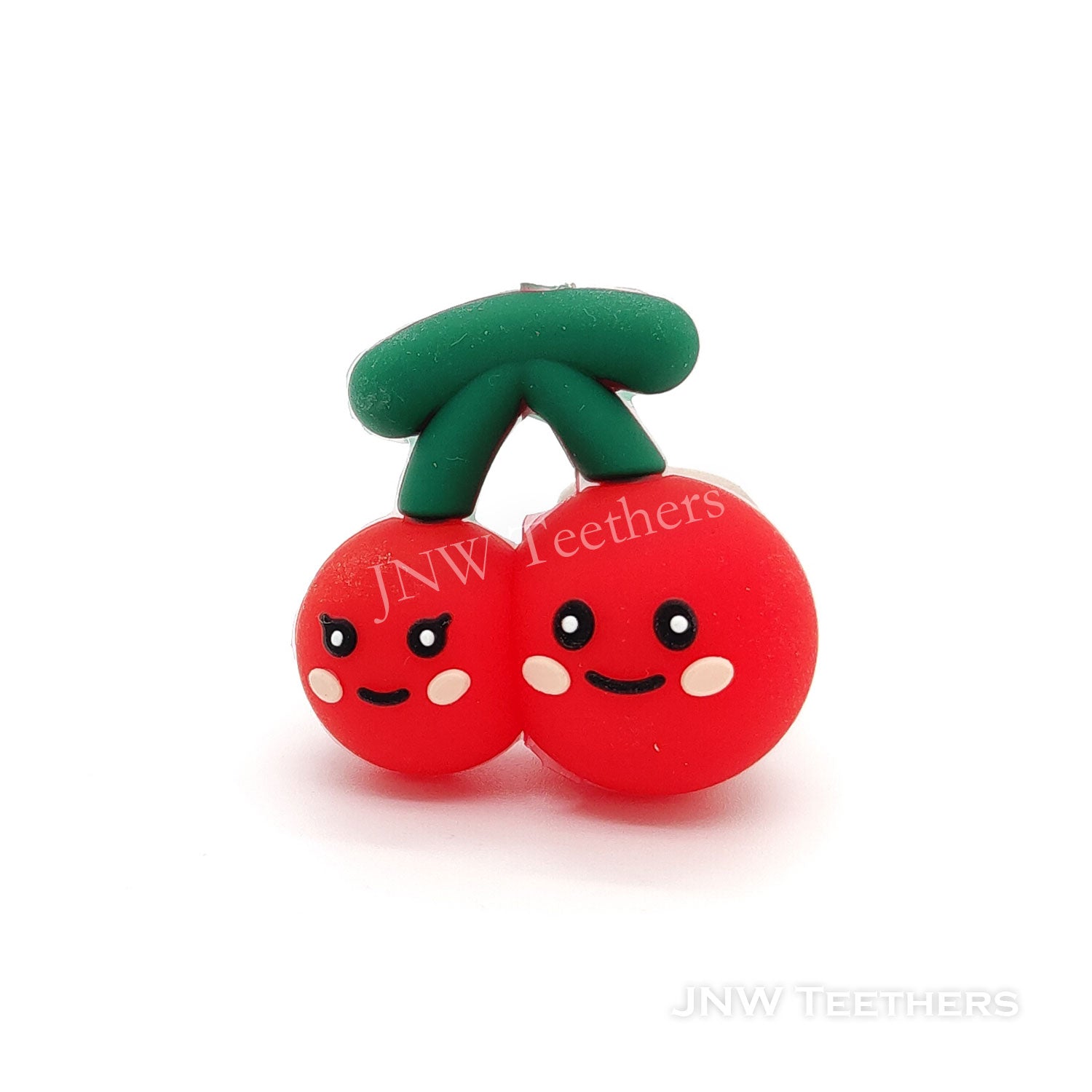3D Cherry silicone focal beads
