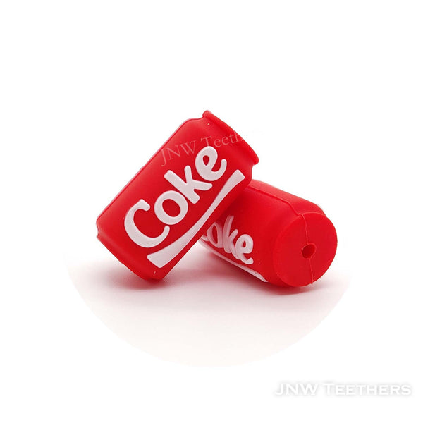 3D coke silicone focal beads