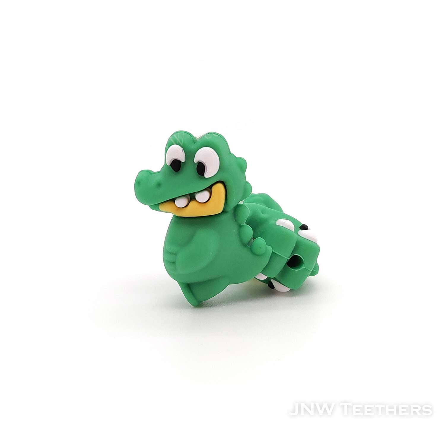 3D Crocodile silicone focal beads