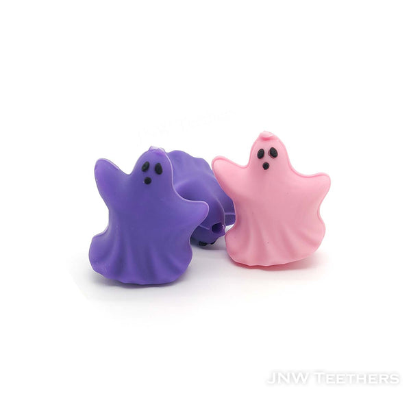 3D dancing ghost silicone focal beads