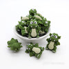 3D Dragon silicone focal beads olive