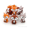 3D fox silicone focal beads