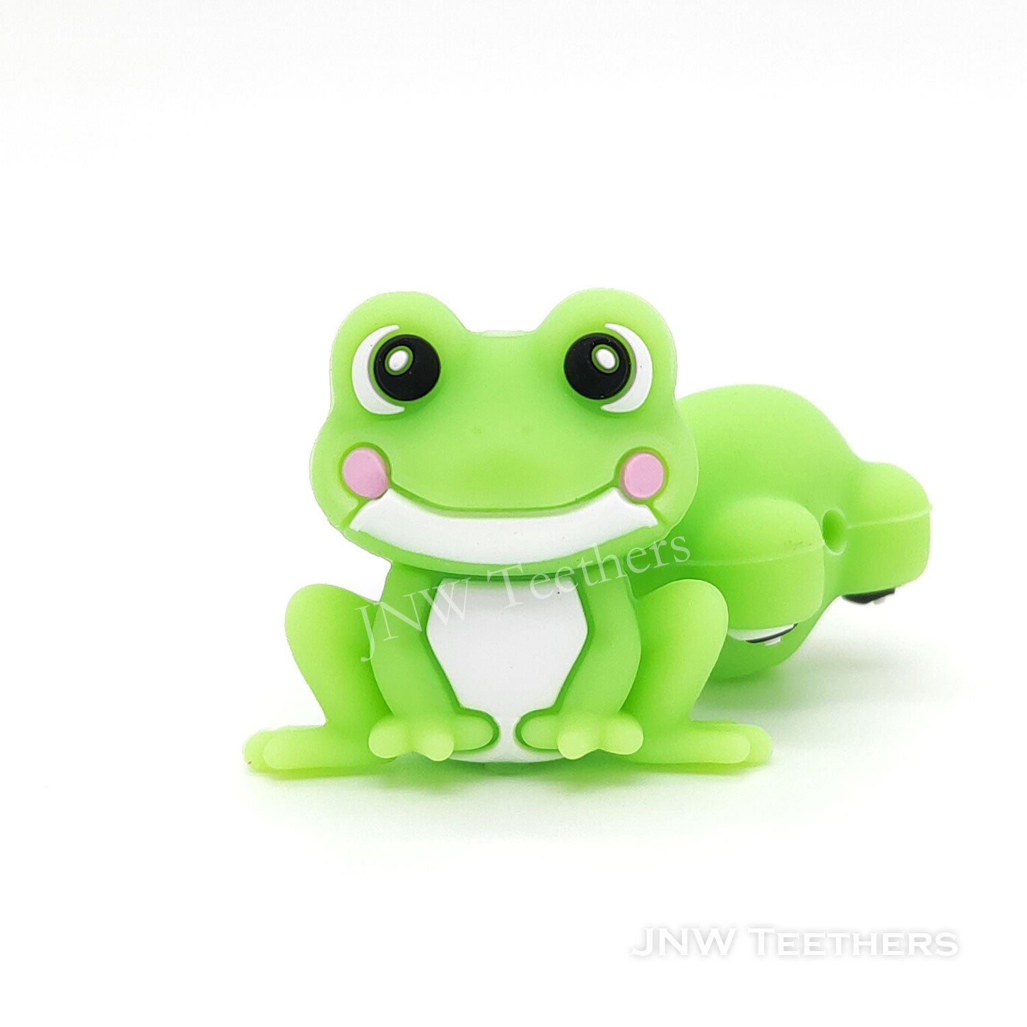 3D frog silicone focal beads