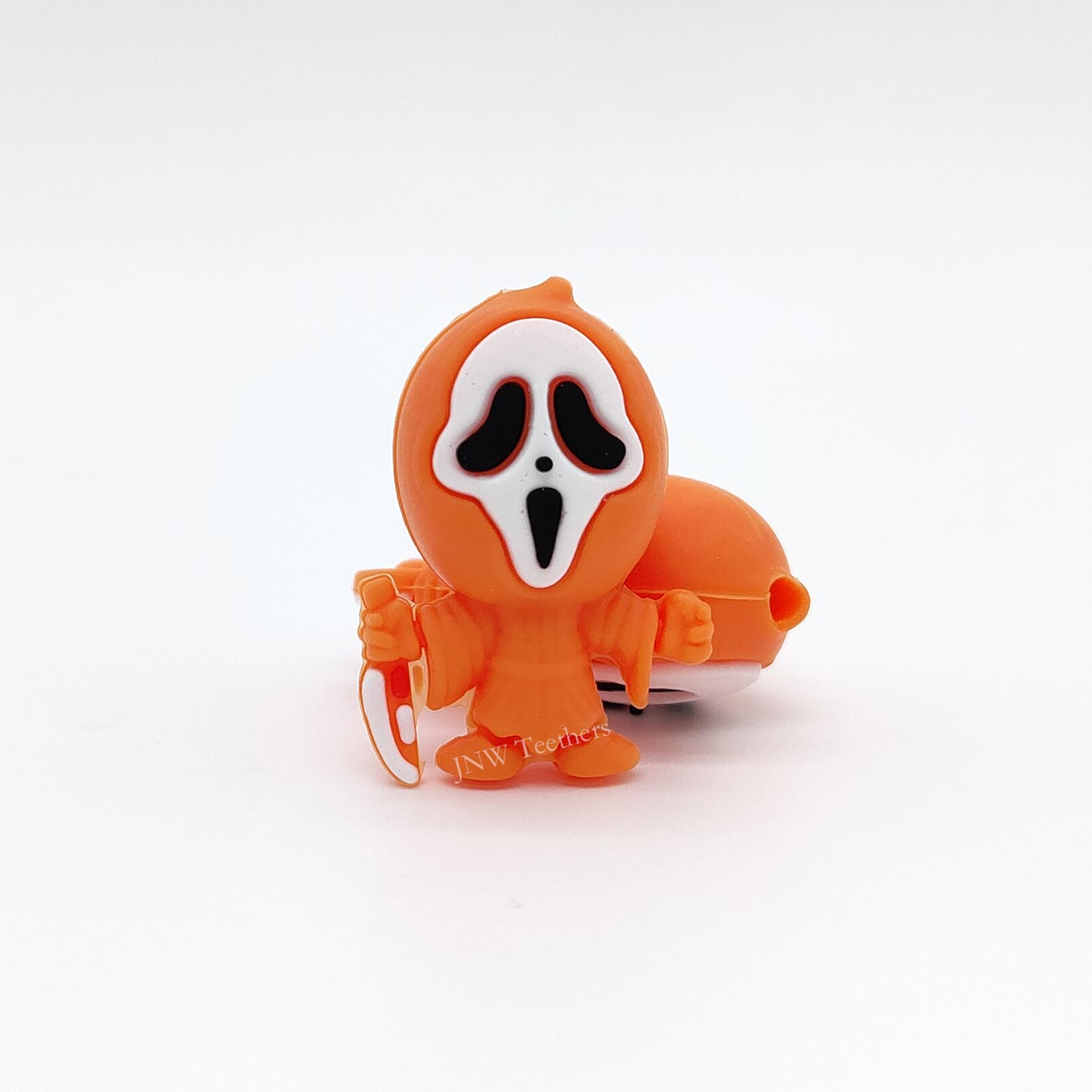 5pcs 3D Ghostface Silicone Focal Beads