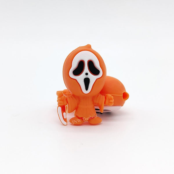 5pcs 3D Ghostface Silicone Focal Beads