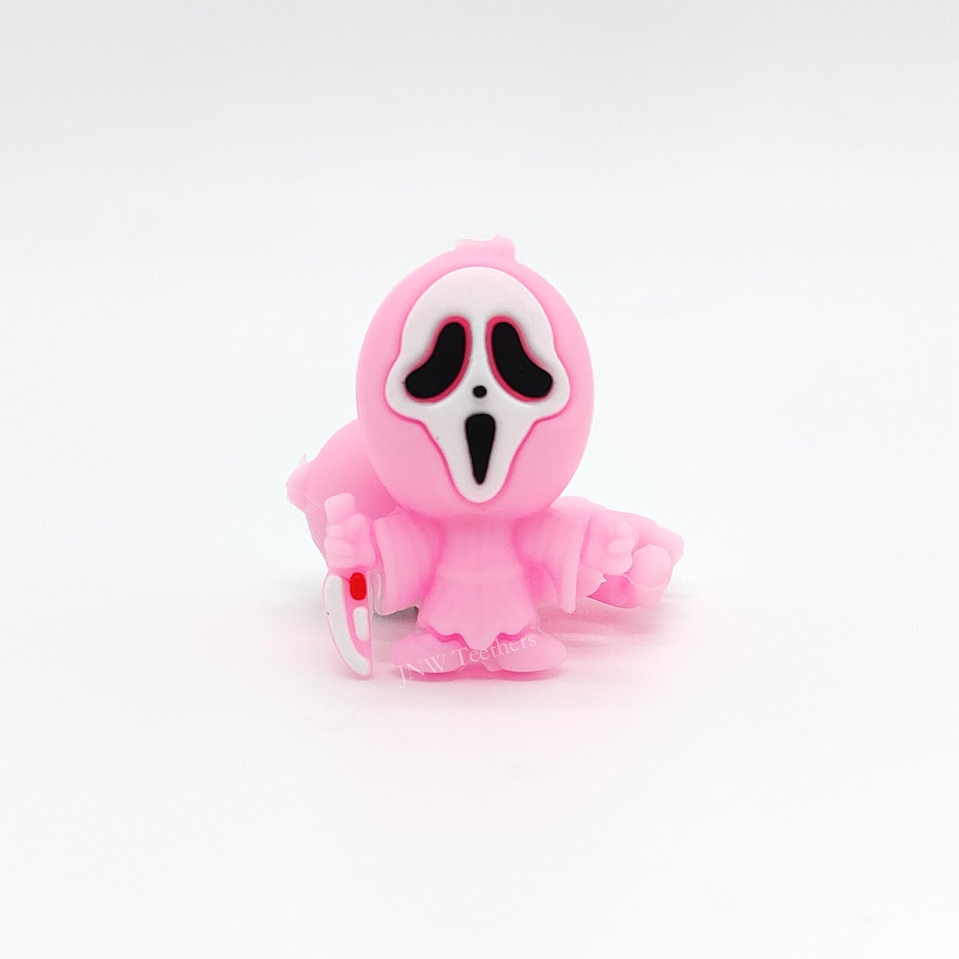 5pcs 3D Ghostface Silicone Focal Beads