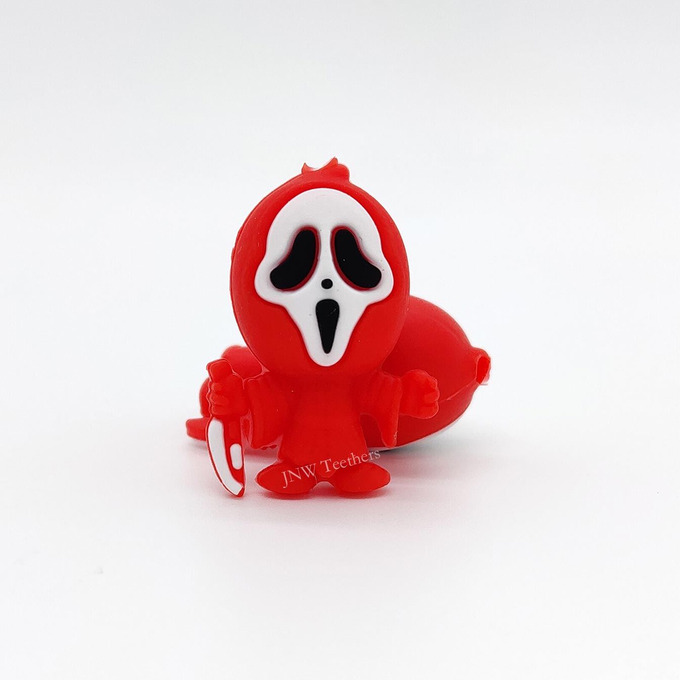 5pcs 3D Ghostface Silicone Focal Beads