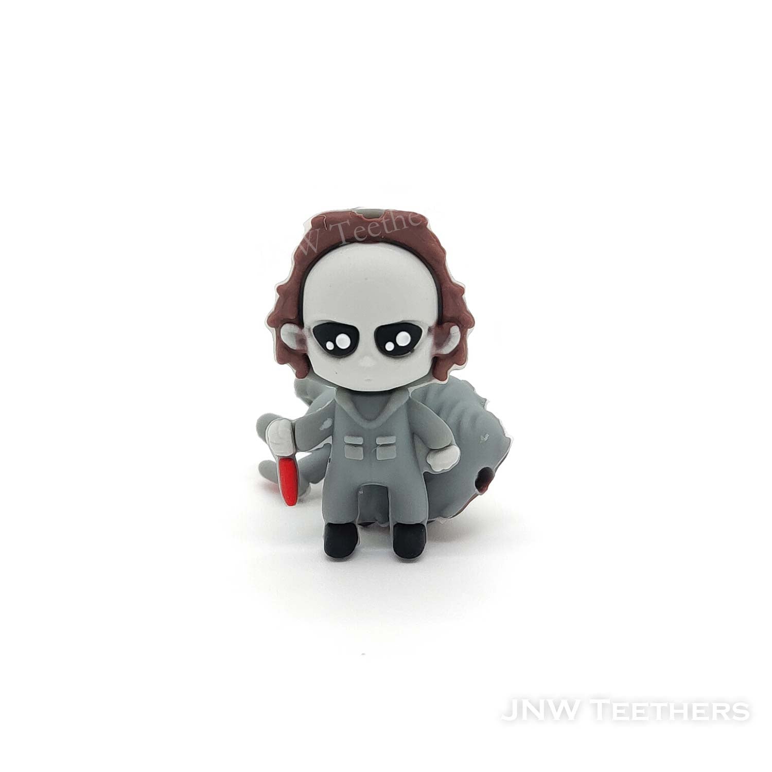 3D Halloween killer Michael silicone focal beads