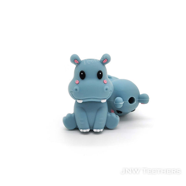 3D hippo silicone focal beads