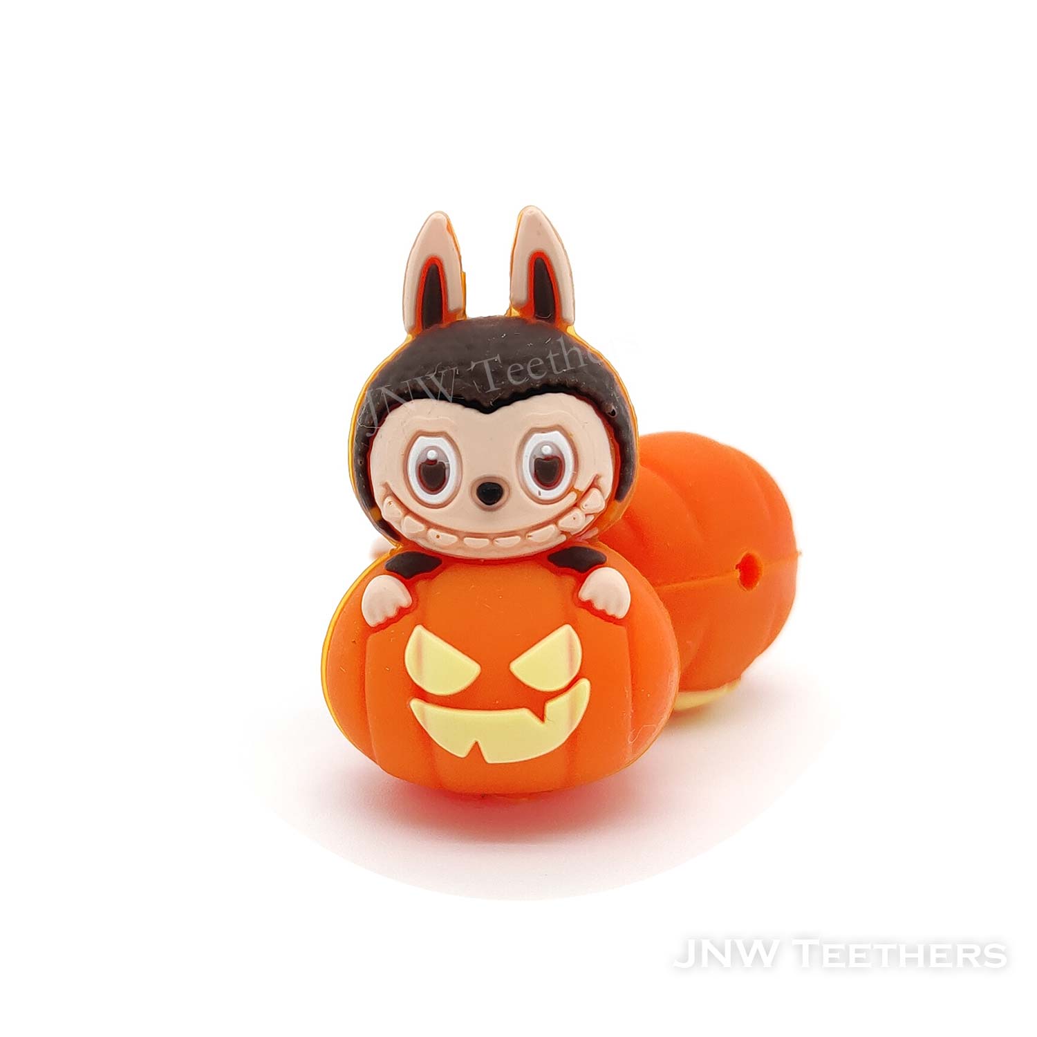 3D Labub pumpkin silicone focal beads