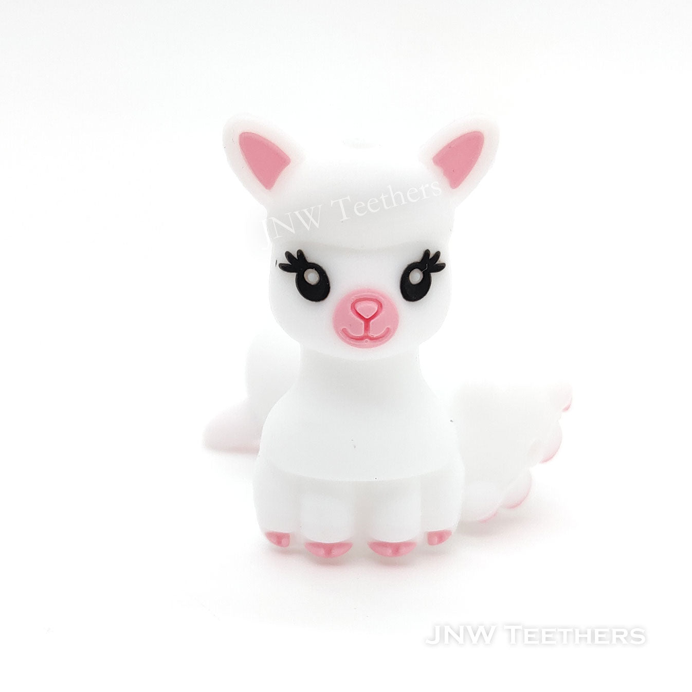 3D llama silicone focal beads