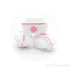 3D Nurse Cap silicone focal beads pink