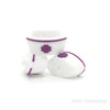 3D Nurse Cap silicone focal beads purple