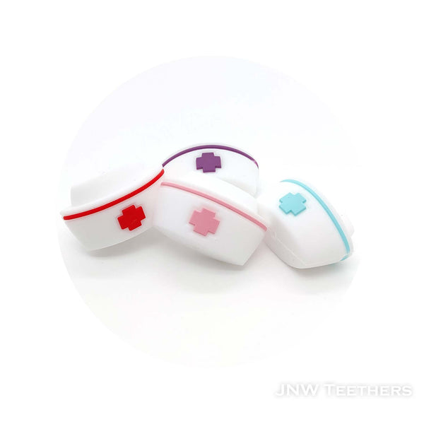 3D Nurse Cap silicone focal beads