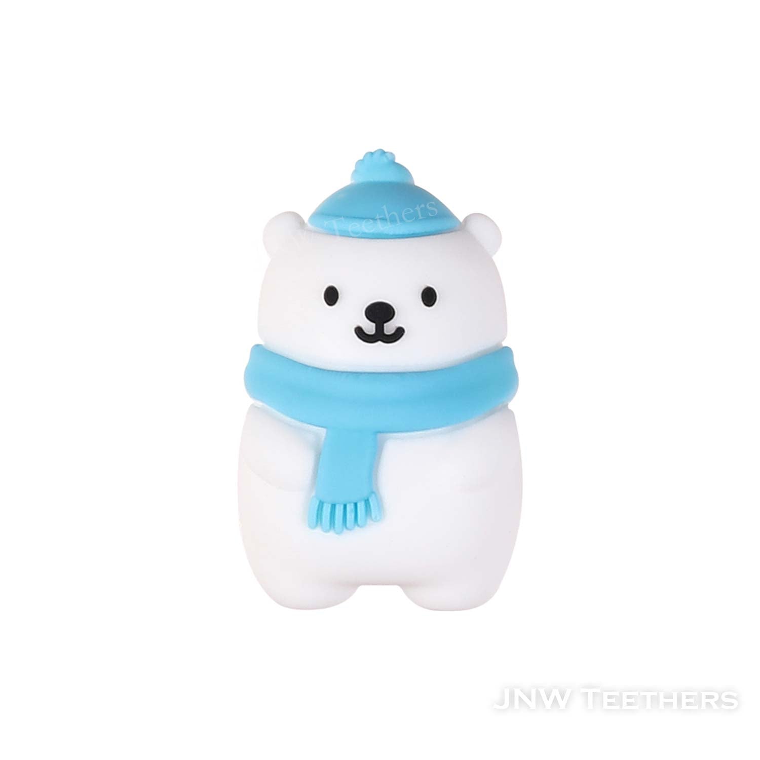 3D Polar Bear in Blue Hat Focals
