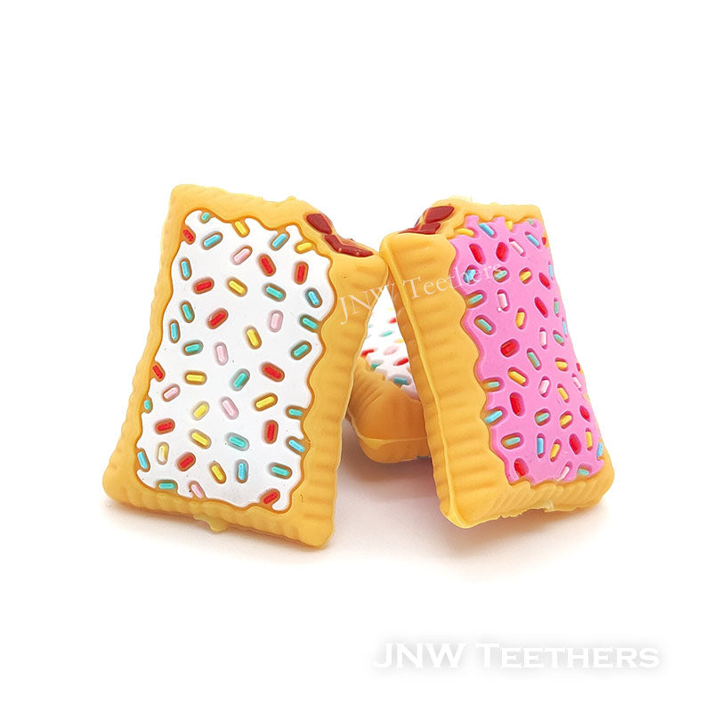 3D Pop Tart Silicone Focal Beads