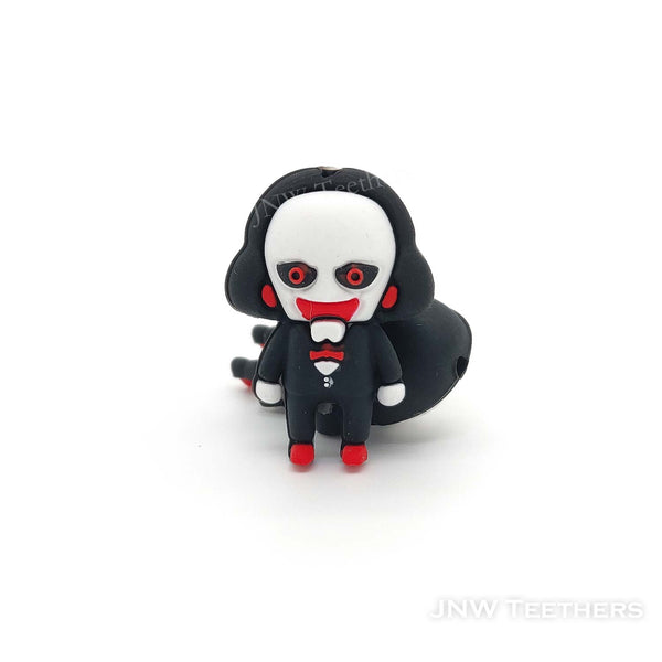 3D Halloween scary villain silicone focal beads