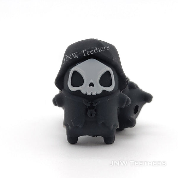 3D Spooky ghostface silicone focal beads