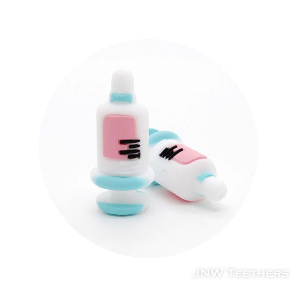3D Syringe silicone focal beads