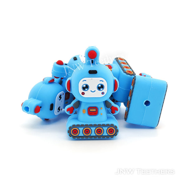 3D Tank robots silicone focal beads