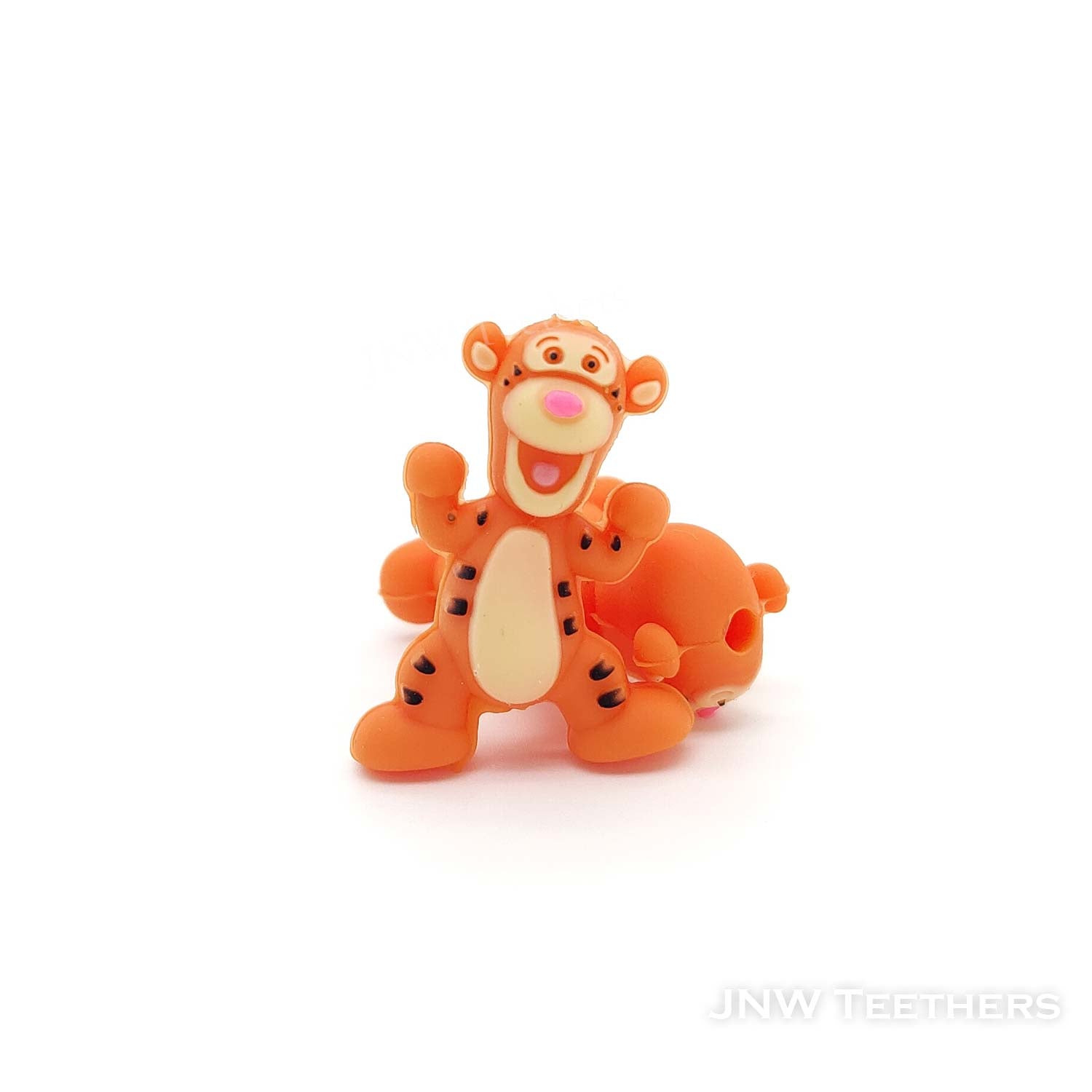 3D tiger silicone focal beads