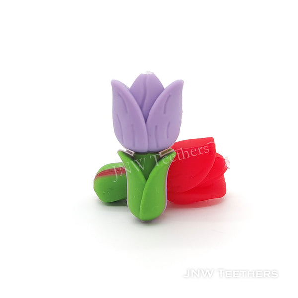 3D Tulips Silicone Focal Beads
