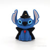 3D Vampire Stitc silicone focal beads blue
