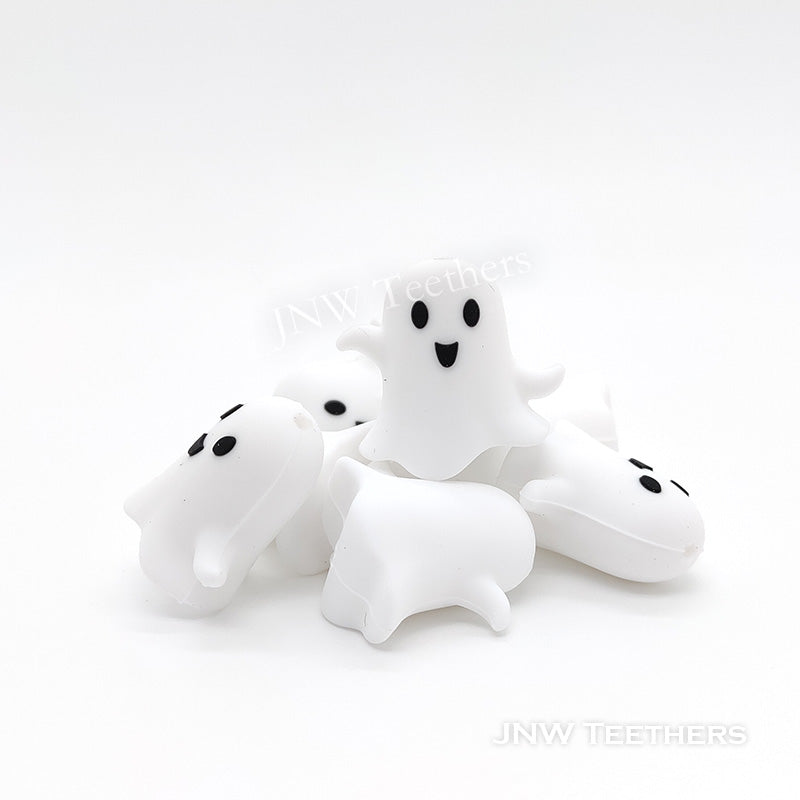3D ghost silicone focal beads