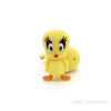 3D bird silicone focal beads yellow